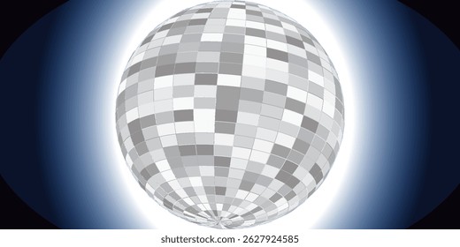 Image of digitally generated light and wave patterns with a globe