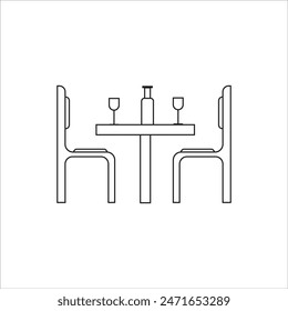 image of dining chairs and table