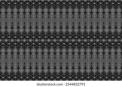 The image displays an elegant and intricate monochrome pattern reminiscent of lace