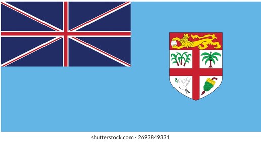 A imagem mostra a bandeira do Gabão, com listras horizontais de verde, amarelo e azul.