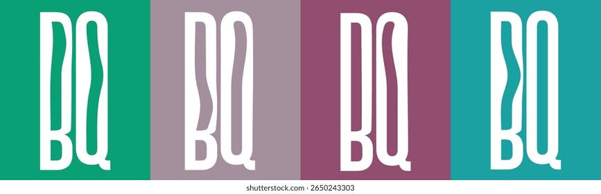 The image displays the letters "BQ" in white, bold, sans-serif font.