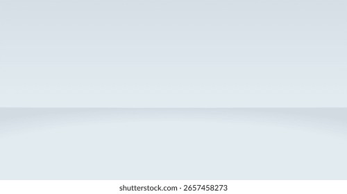 A imagem mostra um gradiente sereno e calmante em tons de azul claro e suave, com uma linha divisória horizontal sutil, criando uma estética limpa e minimalista