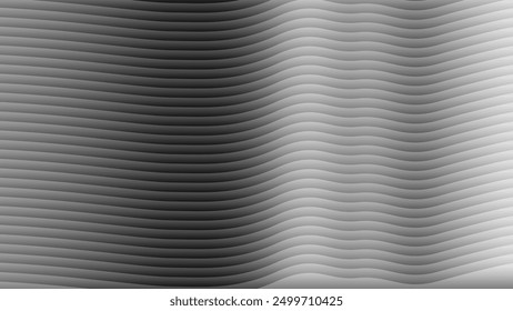 The image displays a series of horizontal grayscale bands that create a gradient effect from light to dark