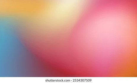 La Imagen muestra un fondo degradado suave y borroso con un tono rosado dominante, en transición a azul y amarillo en los lados izquierdo y derecho.