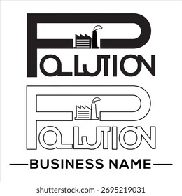 La Imagen muestra dos versiones de un logotipo. La versión superior es sólida en blanco y negro