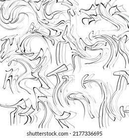 In the image, distorting forms form an illusory chaos.