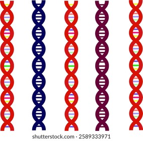 An image of a DNA set vector.