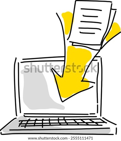 Image of document digitization and digital transformation