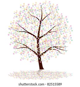 An image of a dot tree.
