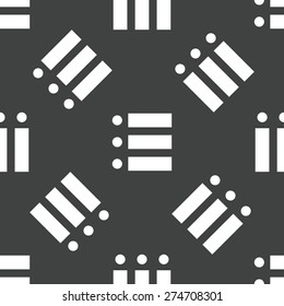 Image of dotted list repeated on grey background