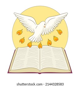 The Image Of A Dove - A Symbol Of The Holy Spirit Of God