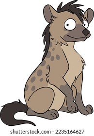 an image drawing of hyena