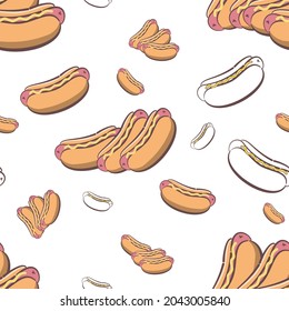 image, drawing, unhealthy, beef, bun, frankfurter, meal, pattern, texture, background, hotdog, advertising, american, diner, dog, fast, flyer, graffiti, mascot, poster, usa, away, hamburger, menu