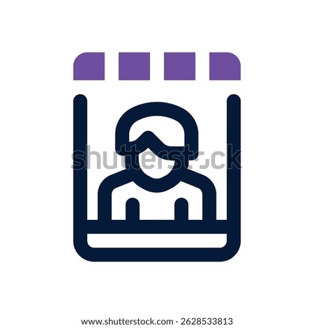 image duotone icon. Sleek and modern vector icon for websites, mobile apps, marketing materials, and corporate design. Fully scalable and ready to use.