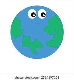 Imagen de la tierra sonriendo