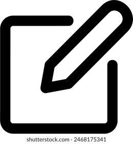 Image of edit icon frequently used on the web