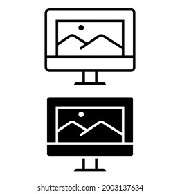 Image editing icon vector set. online editor illustration sign collection. program interface symbol or logo.