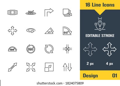 Image Editing, Photo Adjustments. Thin line icon - Outline flat vector illustration. Editable stroke pictogram. Premium quality graphics concept for web, logo, branding, ui, ux design, infographics