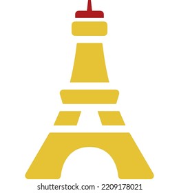 image of the eiffel tower icon in paris.