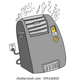 An Image Of A Electric Portable Space Heater.