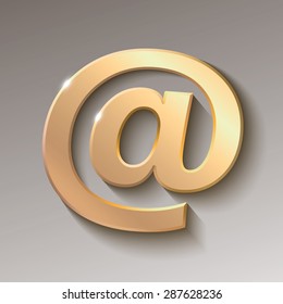 Image email symbol. Vector version of the file is completely editable. Contains transparent objects.