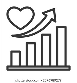 Image Enhancement Outline Icon Vector Illustration
