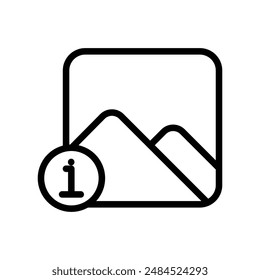 Icono de error de Imagen, ideal para Web y Ilustraciones digitales