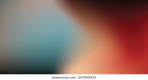 The image features an abstract and grainy background, showcasing a blend of vibrant design