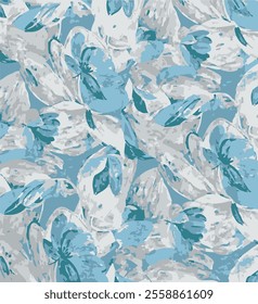 The image features a background pattern characterized by a teal color. It can be associated with various contexts such as clothing, fabric, and art. 