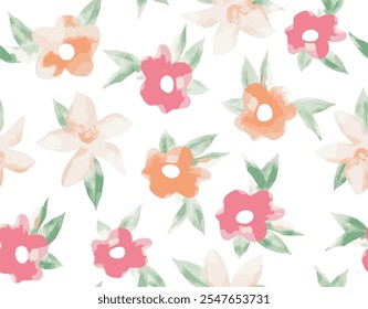 The image features a background pattern that highlights a floral design. It incorporates elements such as flowers, fabric textures, and petals, creating a visually appealing composition. 