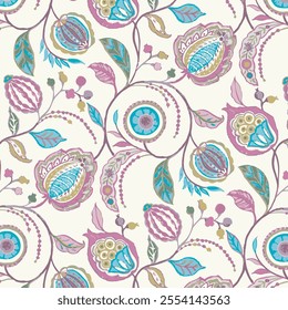 The image features a background pattern that is likely related to clothing or fabric design. It showcases a lilac color scheme and incorporates various motifs that could resemble drawing styles.