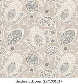 The image features a background pattern that showcases a variety of motifs with an emphasis on symmetry and design. This pattern could be applicable in various contexts such as fabric, 