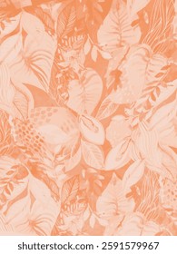 The image features a background pattern that could be used in various contexts such as clothing, fabric, or wrapping paper. It showcases artistic elements, likely created through drawing