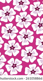 The image features a background pattern that showcases a floral design, likely intended for use in fabric or wrapping paper. The motif includes lilac flowers, contributing to its decorative appeal.