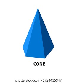 La Imagen presenta un cono azul que se muestra prominentemente sobre un fondo blanco limpio, lo que lo hace adecuado para su uso en materiales comerciales o educativos. El diseño simple pero llamativo permite que el cono sea el punto focal, lo que lo hace ideal para ilustrar conceptos relacionados con la geometría, las matemáticas o la tecnología. La claridad y precisión de la Imagen la convierten en un recurso valioso para presentaciones, informes u otros materiales visuales donde se necesita una representación visual clara y concisa.