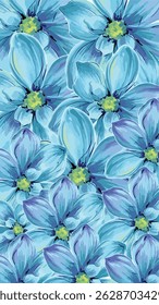 The image features a close-up of flowers, showcasing intricate details and vibrant colors. The focus highlights the unique patterns and textures of the petals, emphasizing their natural beauty.