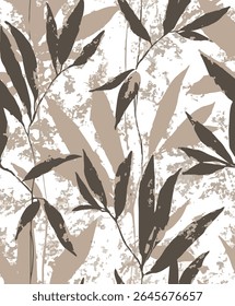 The image features a close-up view of leaves, showcasing their intricate details and textures. The focus is on the vibrant greenery, highlighting the natural beauty of plants.