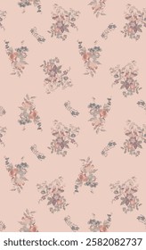 The image features a colorful arrangement of flowers. The background or surrounding elements include fabric and pattern designs that complement the floral motif. 