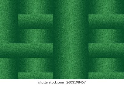 The image features a dense, stippled pattern cmprised of varying shades of green. The texture appears granular due to the concentrated dots, creating a visual gradient and a textured surface. This arr