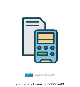 The image features a digital device with buttons alongside a piece of paper, suggesting a context related to measurement or calculation.