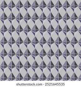 The image features a geometric pattern composed of diamond shapes arranged in a grid. Each diamond is divided into triangular sections, creating a three-dimensional effect.