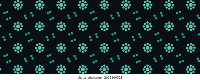 The image features a pattern consisting of blue dots. It showcases a vibrant and colorful design that could be suitable for various applications such as wrapping paper or fabric.