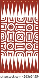 The image features a seamless pattern dominated by autumn leaves and what appear to be small, golden seeds or berries, all set against a clean white background.
