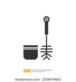 The image features a simple graphic of a pot and a tool, likely a gardening fork or spade, representing gardening or planting activities.