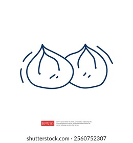 The image features a simple line drawing of two stylized, rounded shapes resembling water droplets or possibly fruit, with subtle facial expressions.