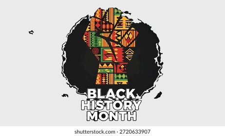 La Imagen presenta un sonriente individuo con piel oscura y cabello rizado. La persona lleva una camiseta blanca con el texto 'CELEBRA LA HISTORIA NEGRA' en un lugar destacado.