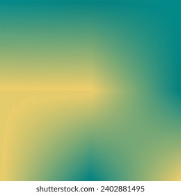 The image features a smooth, diagonal gradient transitioning from a soft yellow at the top left to a deep teal at the bottom right.