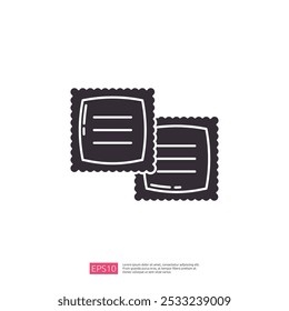 La Imagen presenta dos etiquetas decorativas de borde festoneado o con líneas en blanco para escribir. Se pueden utilizar para etiquetar artículos o regalos.