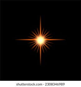 An image featuring a beautiful sparkling light effect on a black background