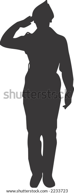 Image Female Cadet Youth Military This Stock Vector (Royalty Free) 2233723